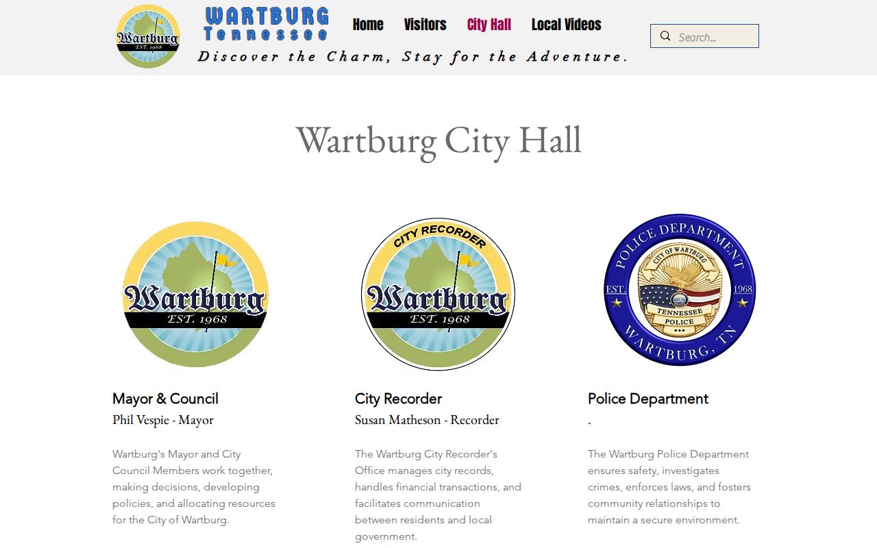 Wartburg Police Department contact for recent arrests